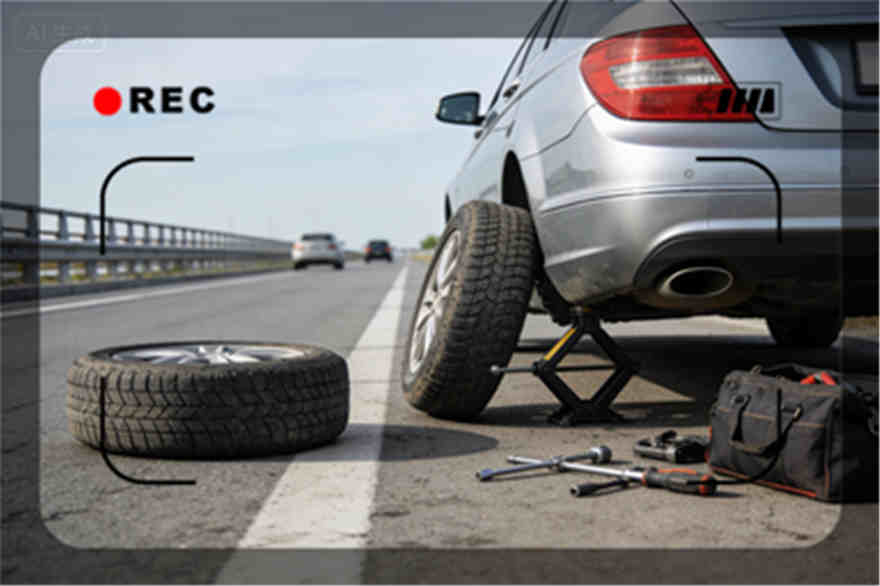 朔州高速公路爆胎-汽车换轮胎